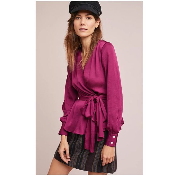 Anthropologie Tops - Anthropologie Moulinette Soeurs Brynn Tie-Front Blouse